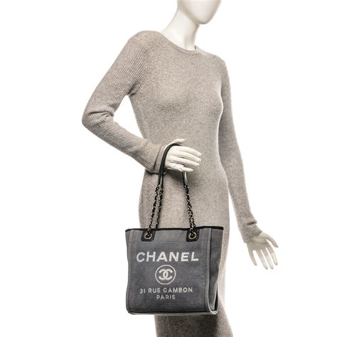 chanel mini deauville|Chanel deauville tote small.